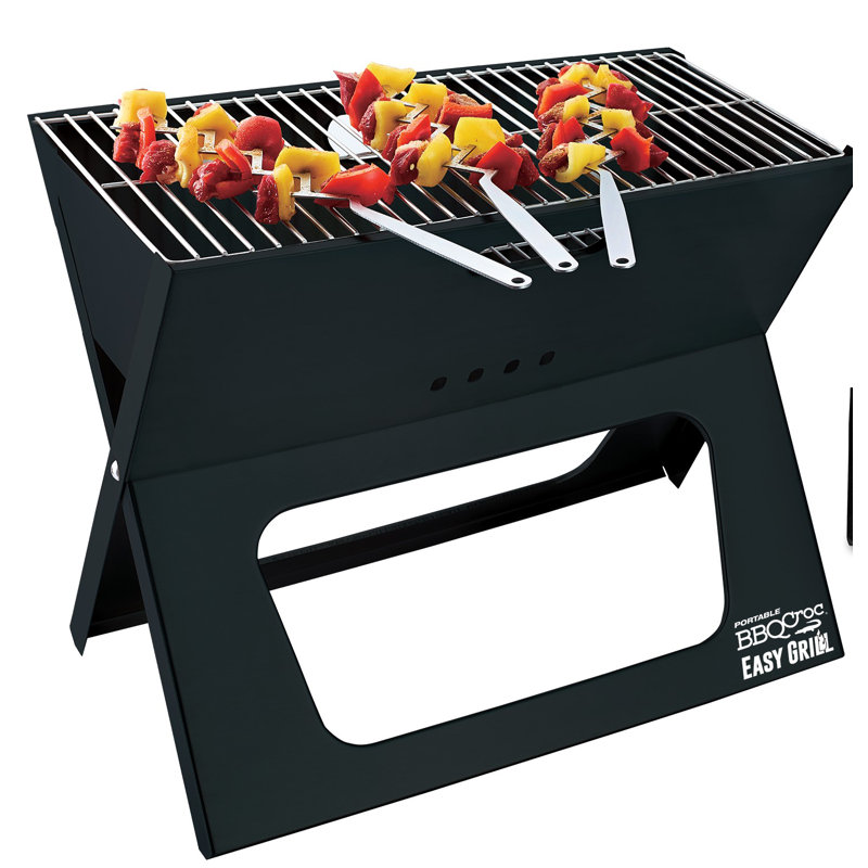 BBQ Croc Easy Portable Grill with Folding Legs Wayfair